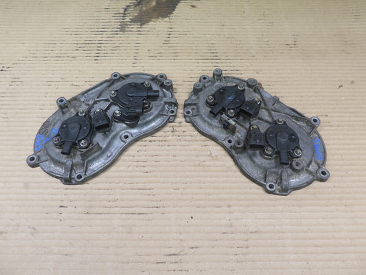 06-10 MERCEDES W251 R350 SET OF 2 ENGINE LEFT RIGHT TIMING CHAIN COVER OEM