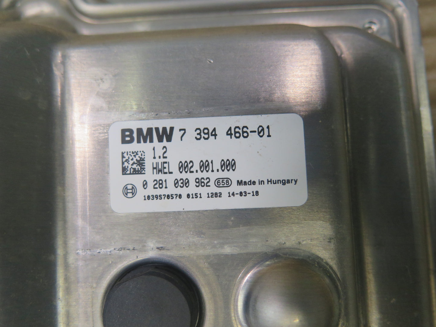 14-18 BMW F320 328d 535d DIESEL ENGINE EMISSION SCR CONTROL MODULE 7394466 OEM