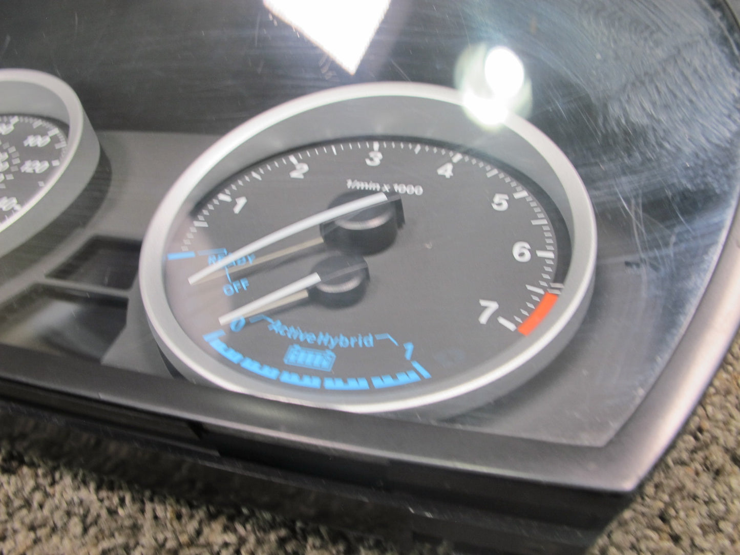 2010-2011 BMW E72 X6 HYBRID INSTRUMENT CLUSTER GAUGE SPEEDOMETER 6976284