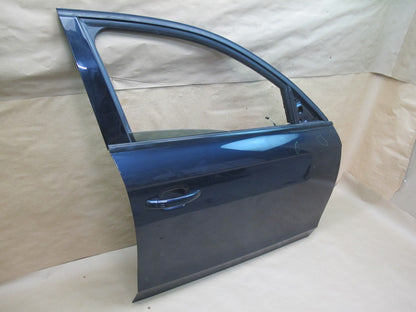 12-16 AUDI B8 A4 S4 FRONT RIGHT DOOR SHELL PANEL W HANDLE GLASS WINDOW OEM