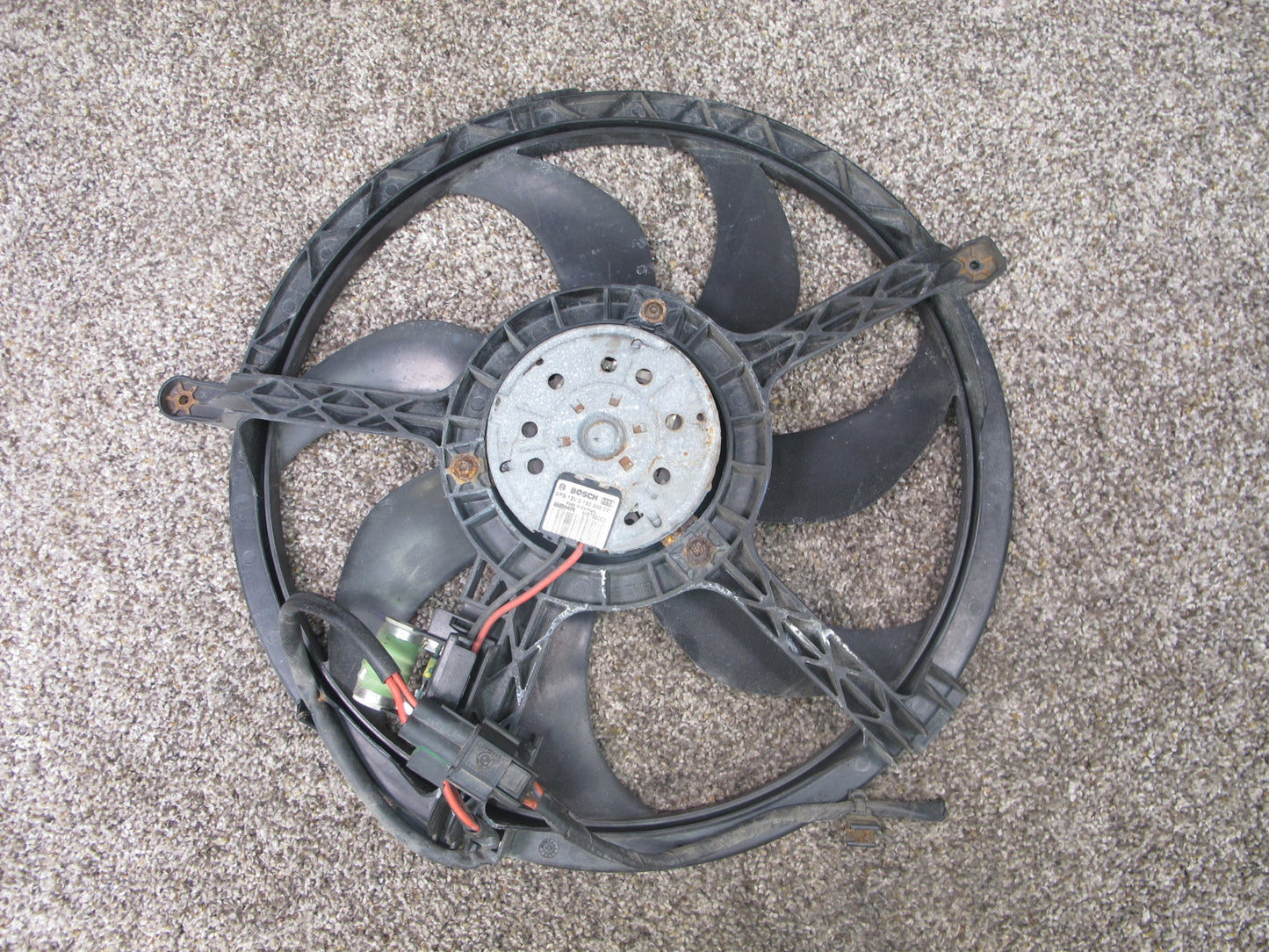 11-16 MINI COOPER R60 R61 COUNTRYMAN ENGINE COOLING FAN MOTOR SHROUD OEM