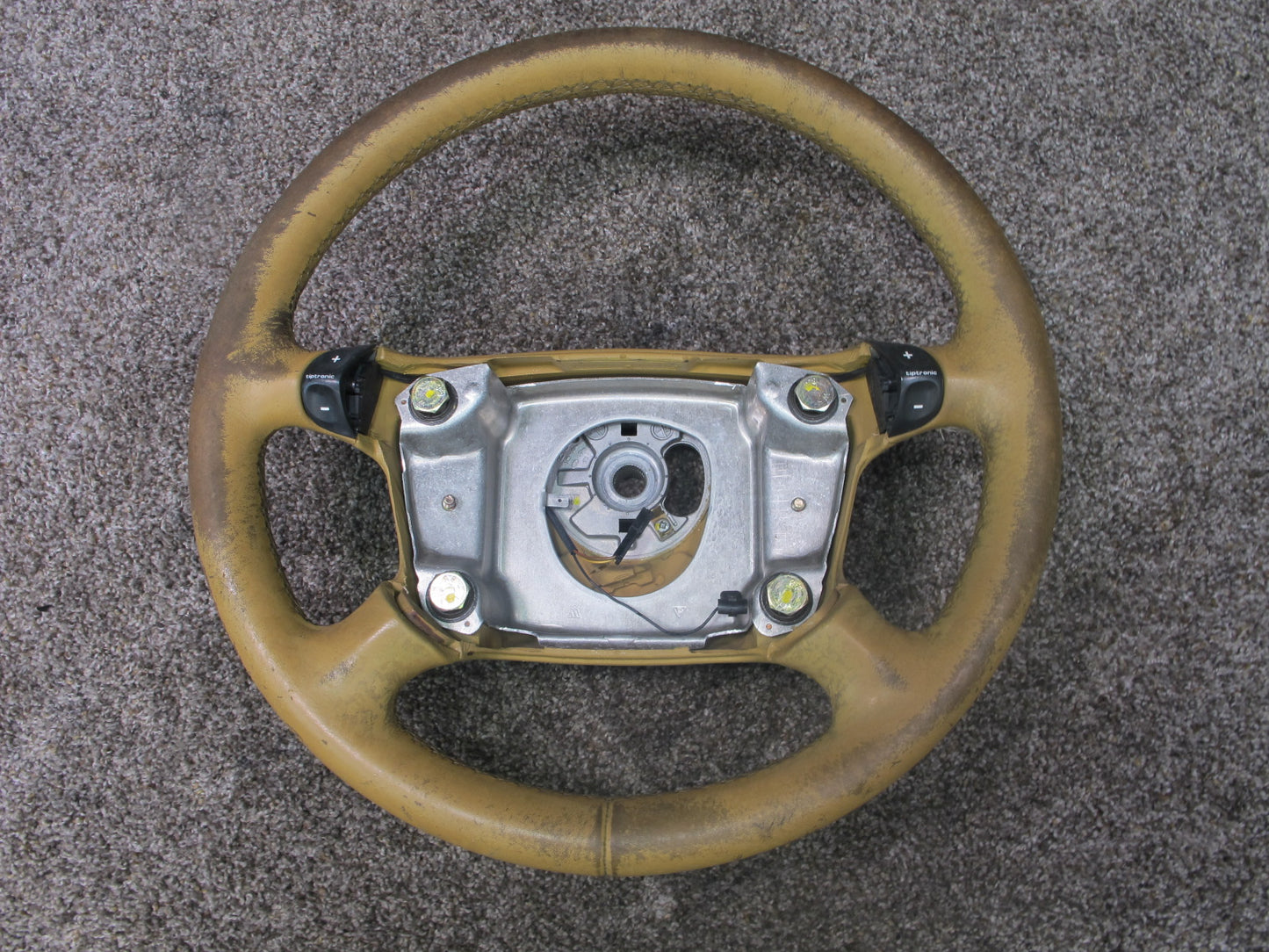 1999-2005 PORSCHE 911 CARRERA 996 4 SPOKE MULTIFUNCTIONAL STEERING BEIGE