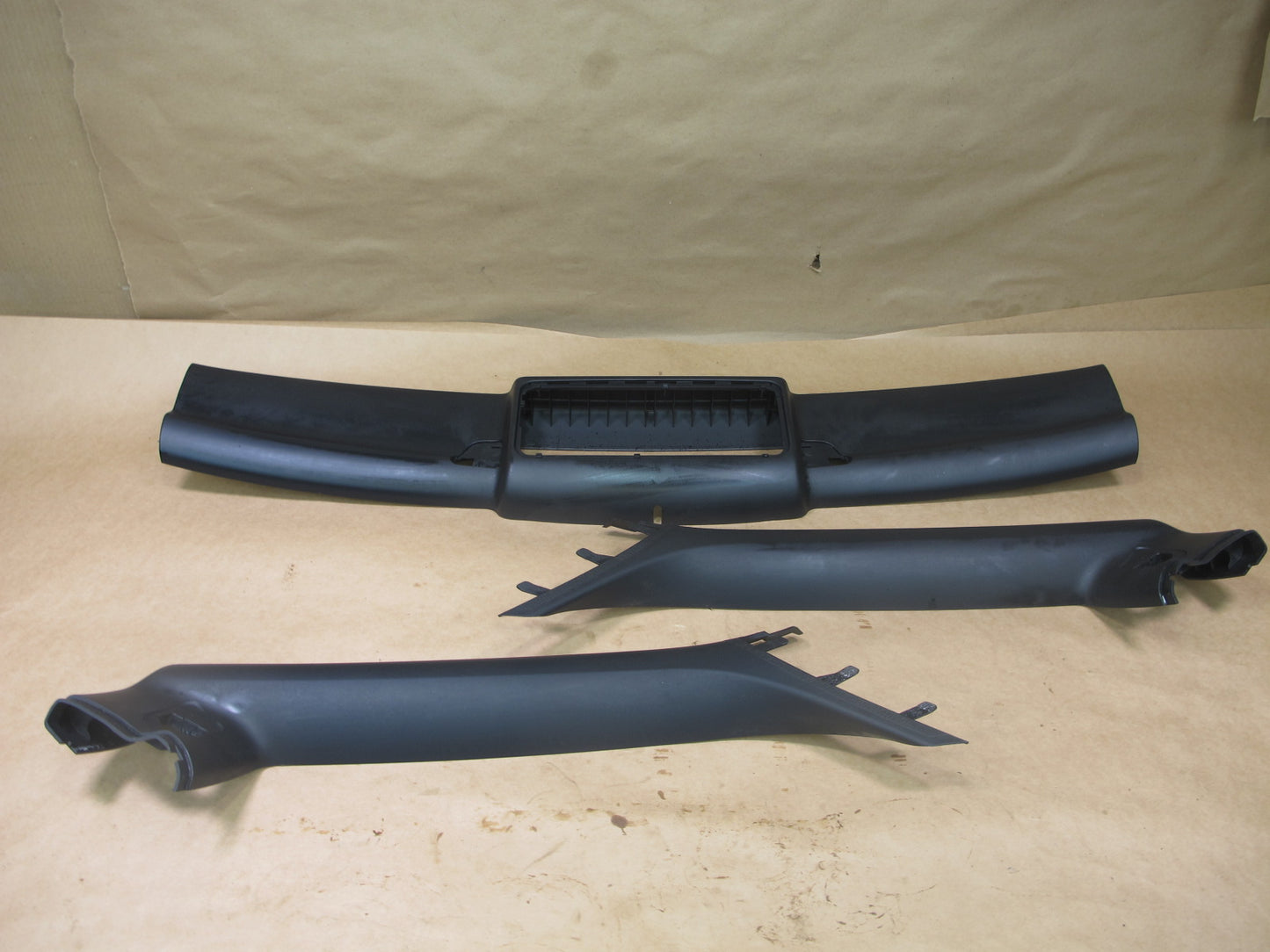 09-16 BMW E89 Z4 SET OF 3 FRONT HEADLINER A PILLAR TRIM COVER PANEL OEM