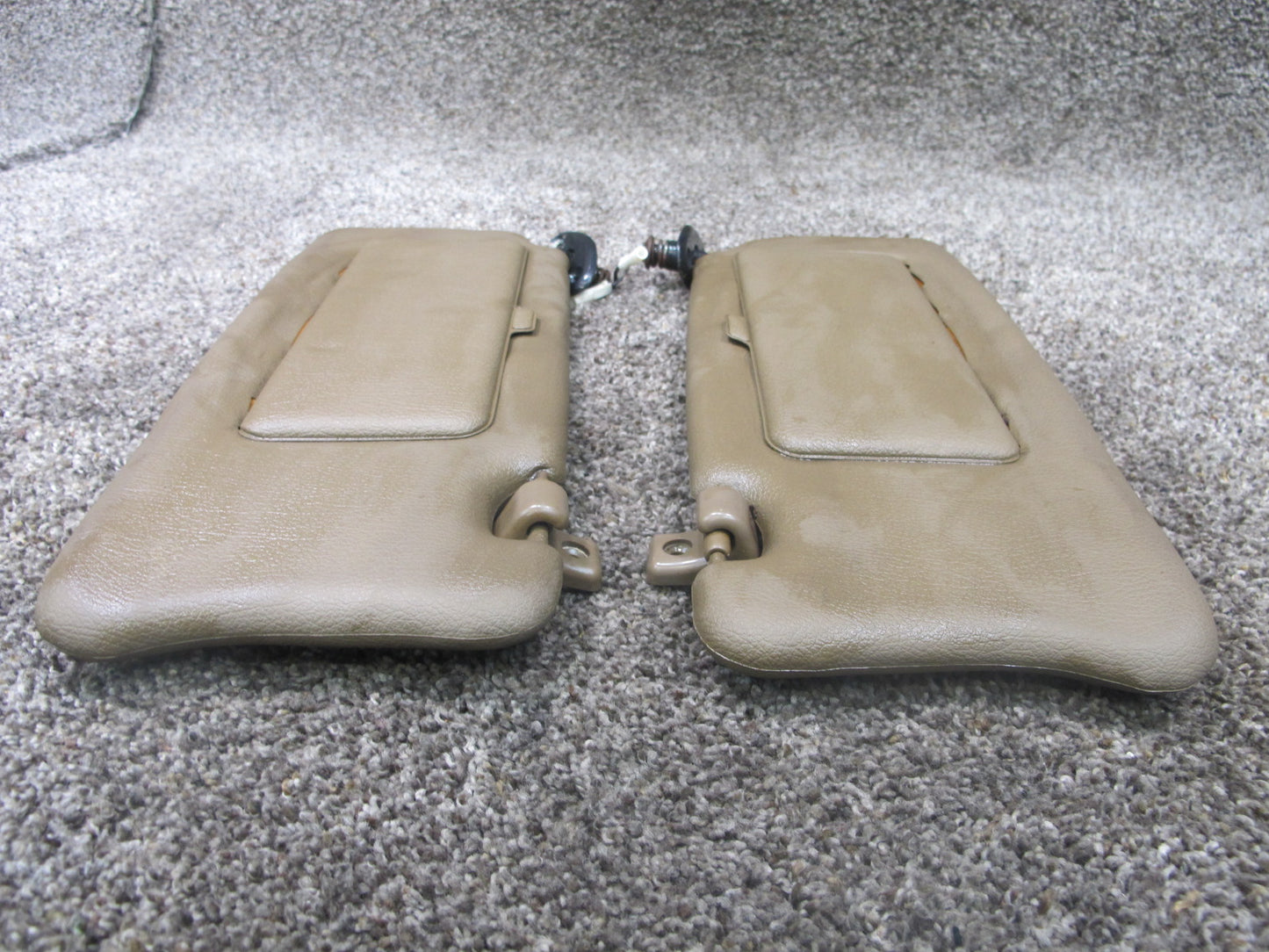 86-88 TOYOTA SUPRA MK3 SET OF 2 FRONT LEFT & RIGHT SUN VISOR OEM