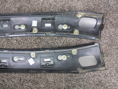 05-11 MERCEDES R171 SET OF 2 FRONT WINDSHIELD EXTERIOR A PILLAR TRIM COVER OEM