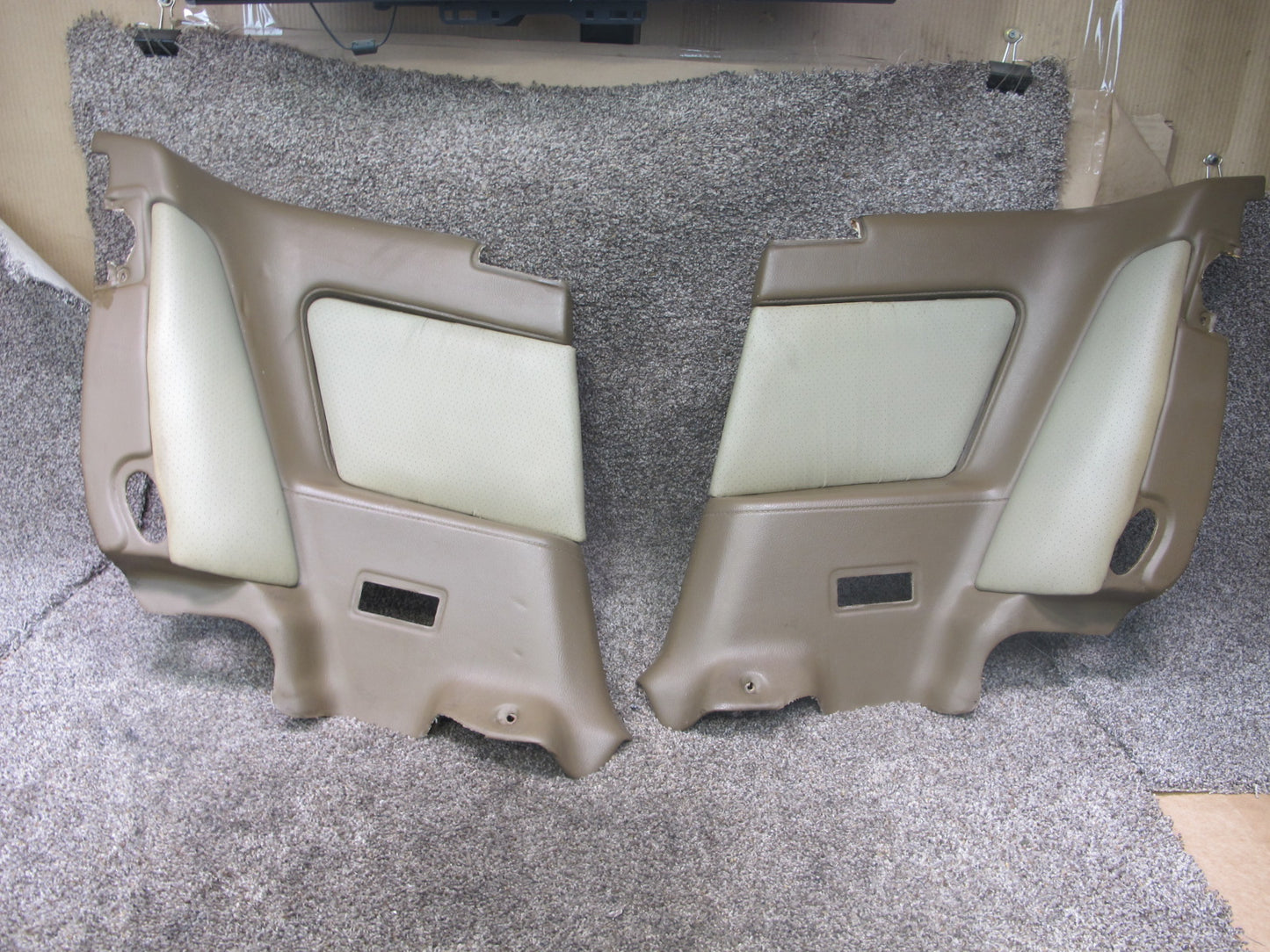 86-88 TOYOTA SUPRA MK3 SET OF 2 REAR QUARTER INTERIOR TRIM COVER PANEL OEM