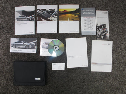 2012 AUDI 4G A7 USER OPERATOR OWNER GUIDE MANUAL BOOK CASE NAVI DISC SET OEM