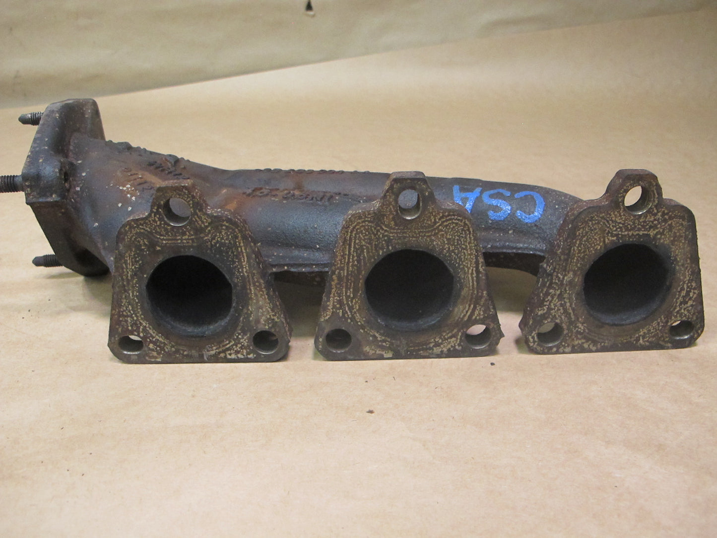 12-18 AUDI 4G A7 A6 3.0L SET OF 2 ENGINE LEFT & RIGHT EXHAUST MANIFOLD OEM