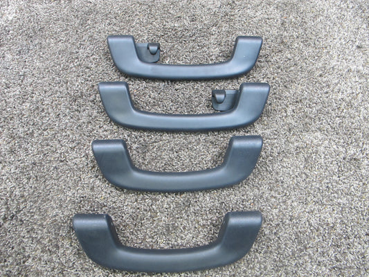 12-18 BMW F30 F31 SET OF 4 FRONT & REAR OVERHEAD ROOF GRAB HANDLE BLACK OEM