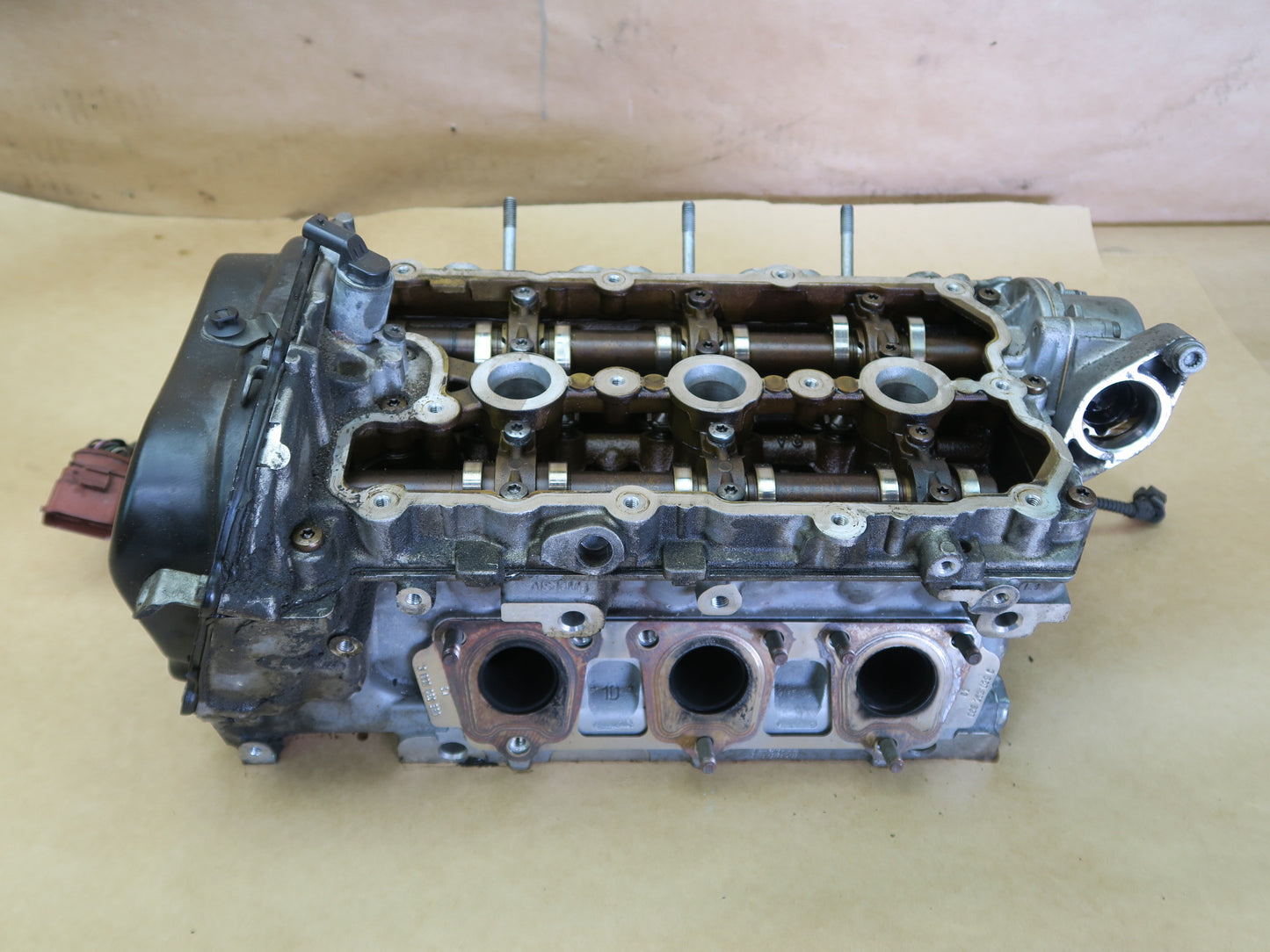 12-15 AUDI 4G A7 A6 3.0L CGXB SUPERCHARGED RIGHT CYLINDER HEAD W CAMSHAFTS OEM