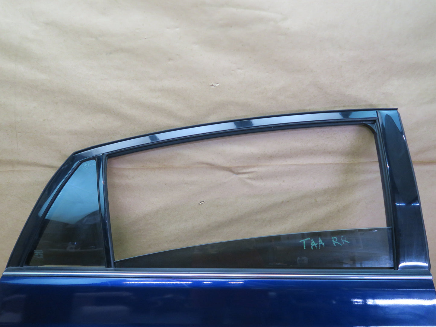 05-12 TOYOTA AVALON REAR RIGHT PASS SIDE DOOR SHELL W/ GLASS ASSEMBLY BLUE OEM