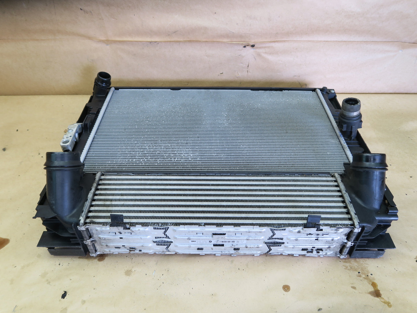 14-18 BMW F30 F32 F33 F36 N47 N57 DIESEL RADIATOR A/C CONDENSER OIL COOLER OEM