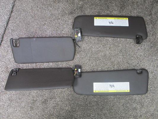 2011-2014 PORSCHE CAYENNE 958 FRONT LEFT & RIGHT SUN VISOR SET OF 2