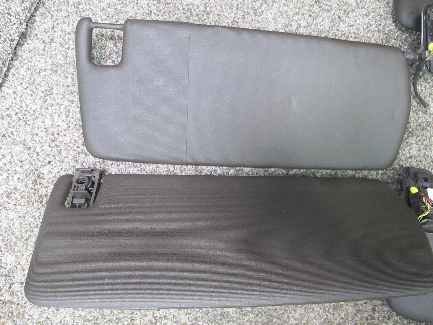 2011-2014 PORSCHE CAYENNE 958 FRONT LEFT & RIGHT SUN VISOR SET OF 2