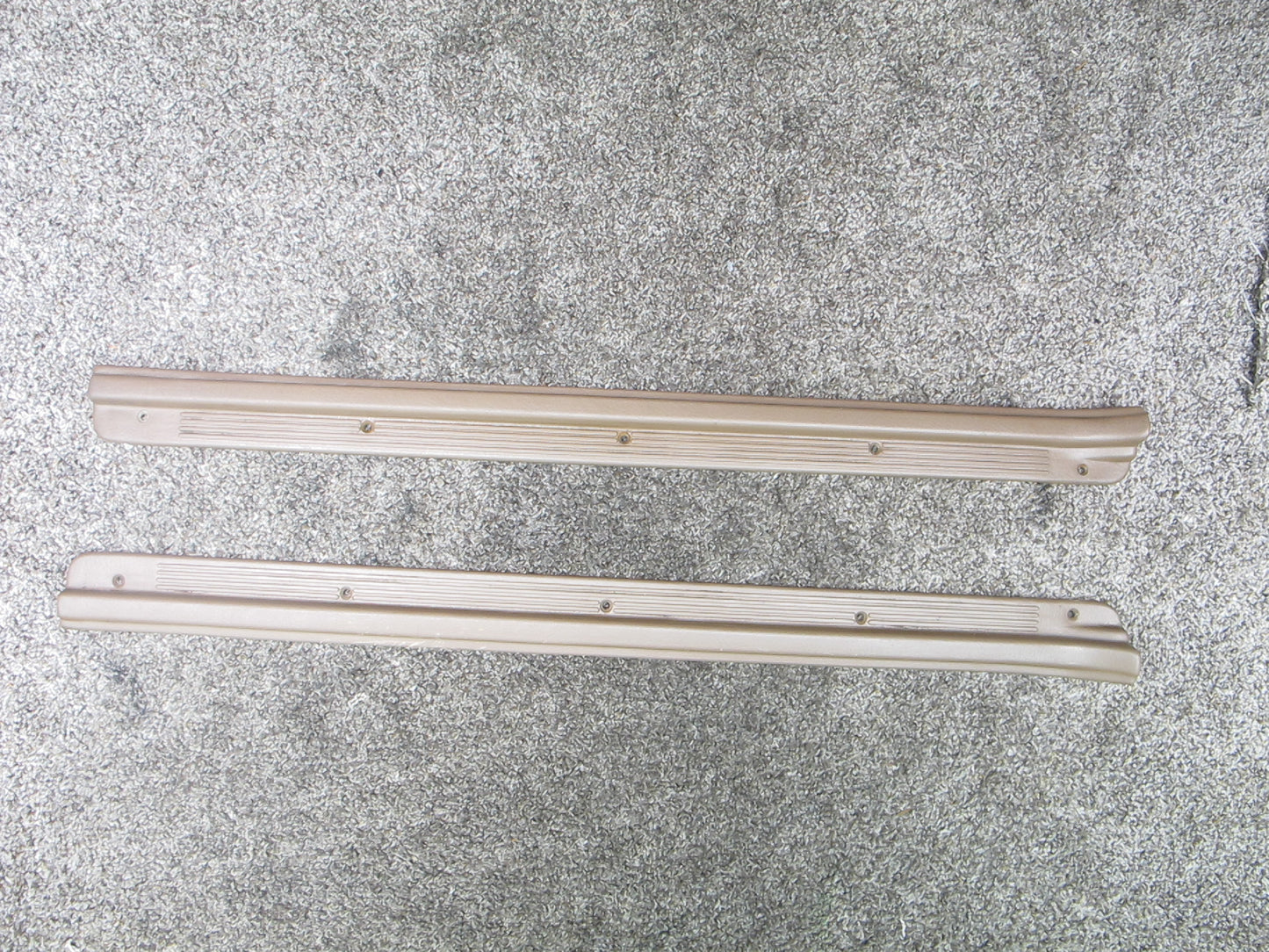 90-96 NISSAN Z32 300ZX COUPE SET OF 2 DOOR SCUFF PLATE SILL TRIM COVER OEM