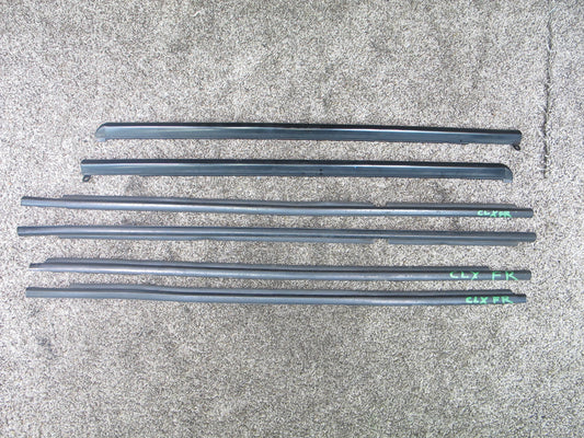 1998-2004 LEXUS J100 LX470 FRONT & REAR WINDOW WEATHERSTRIP STRIP MOLDING SET