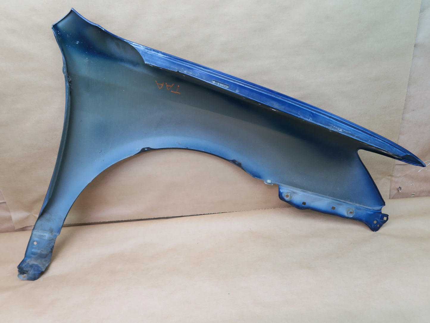 05-10 TOYOTA AVALON FRONT LEFT DRIVER SIDE FENDER SHELL PANEL BLUE OEM