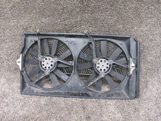 94-02 MERCEDES R129 SL500 SL320 RADIATOR DUAL COOLING FAN & SHROUD OEM