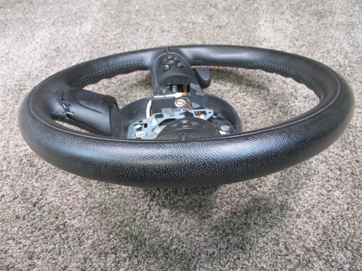 11-15 MINI COOPER F55 F56 F57 R60 R61 LEATHER STEERING W PADDLES CONTROLS OEM